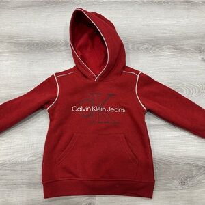 Brand NEW Calvin Klein Red Kids Hoodie